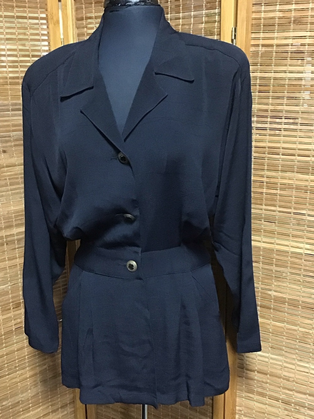 Carole Little- Vintage Button-Front Blazer